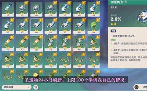 原神圣遗物狗粮路线图最新是什么-圣遗物狗粮路线图