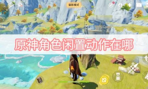 原神角色闲置动作在哪
