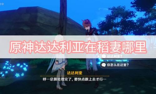 原神达达利亚在稻妻哪里